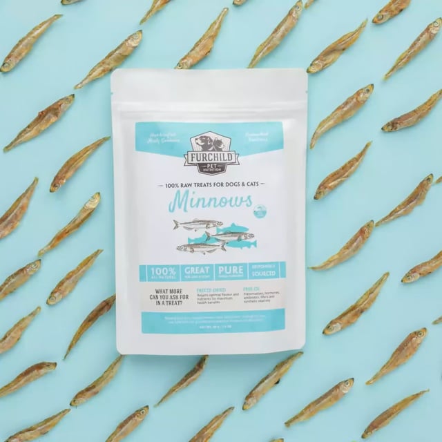 Freeze Dried Raw Minnows Treats for Dogs & Cats Online in UAE - Furchild